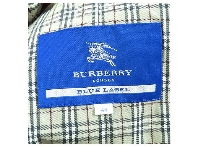 Gabardina Burberry Blue Label con forro de lana Beige - vista 7
