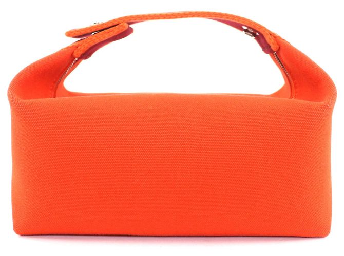 Borsa in lana Hermès Brid A PM Arancione - vista 2