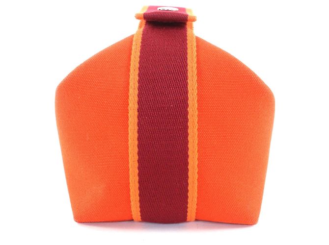 Borsa in lana Hermès Brid A PM Arancione - vista 3