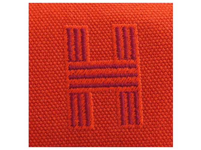 Borsa in lana Hermès Brid A PM Arancione - vista 8