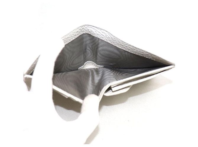 Autre Marque Portefeuille bifold en cuir 4 Stitch Maison Margiela Blanc - vue 4