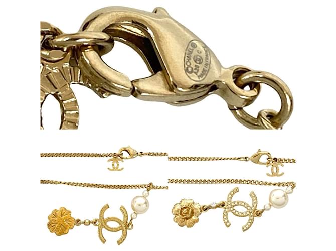 Collana Chanel Coco Mark Flower D'oro - vista 3