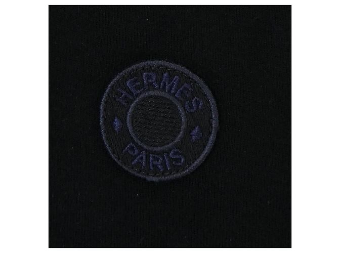 Hermès Túnica Hermes Double Jersey Wave CLOU DE SELLE34 Negro - vista 8