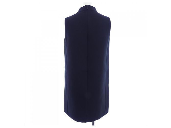 Vestido Christian Dior CD con botones Azul Azul marino - vista 2