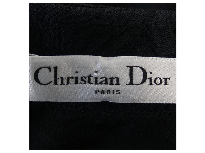 Vestido Christian Dior CD con botones Azul Azul marino - vista 4