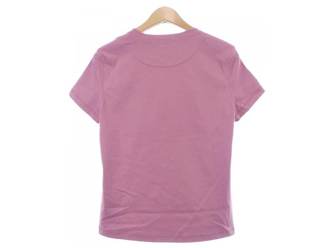 Hermès Camiseta de algodón Hermes Cartouche Parfroy Rosa - vista 2