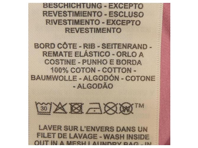 Hermès Camiseta de algodón Hermes Cartouche Parfroy Rosa - vista 3
