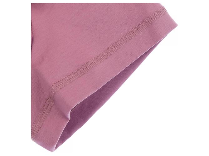 Hermès Camiseta de algodón Hermes Cartouche Parfroy Rosa - vista 6