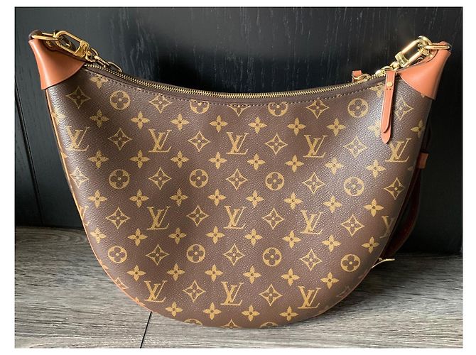 Louis Vuitton Borsa Hobo Loop Monogram Marrone Monogramma - vista 2