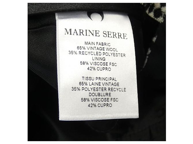 Autre Marque Marine Serre Hose Schwarz Beige - Ansicht 3