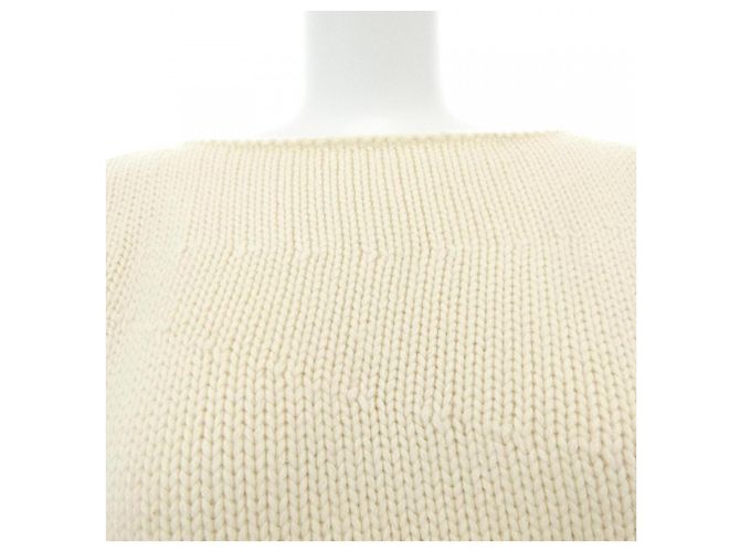 Tejido de cachemira Chanel Beige - vista 5