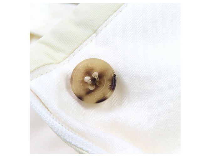Hermès Culottes de algodón y nailon Hermes Beige Crudo - vista 4