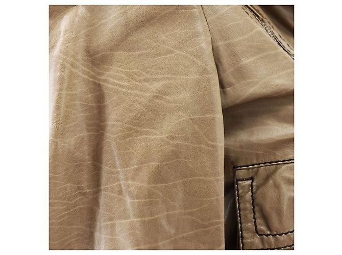 Chaqueta Bomber Gucci Madonna de piel de vaca Castaño Caqui - vista 16