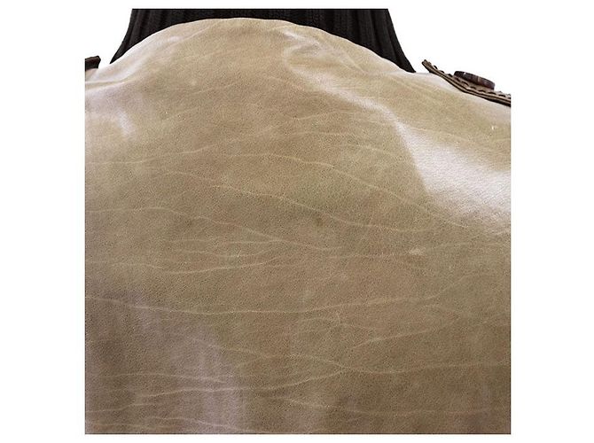 Chaqueta Bomber Gucci Madonna de piel de vaca Castaño Caqui - vista 19