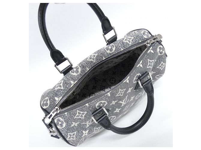 Borsa Boston Louis Vuitton Monogram Jacquard Speedy Bandouliere Marrone - vista 6