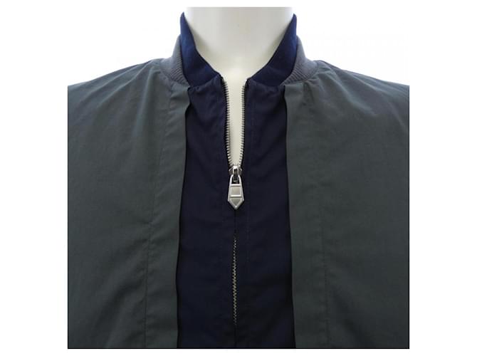 Hermès Giacca Hermes Marrone Blu navy - vista 6