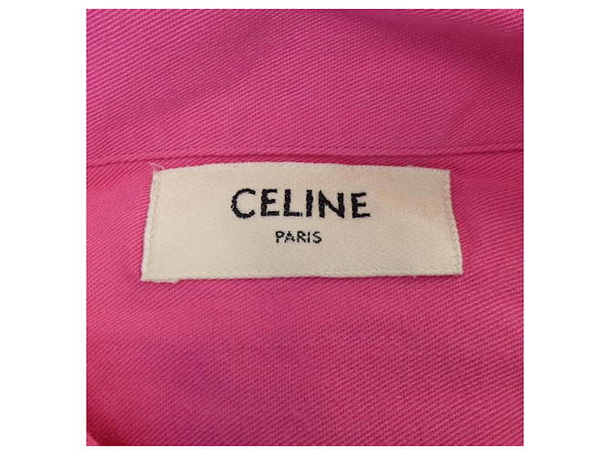 Céline Camicia a maniche corte CELINE Rosa - vista 4