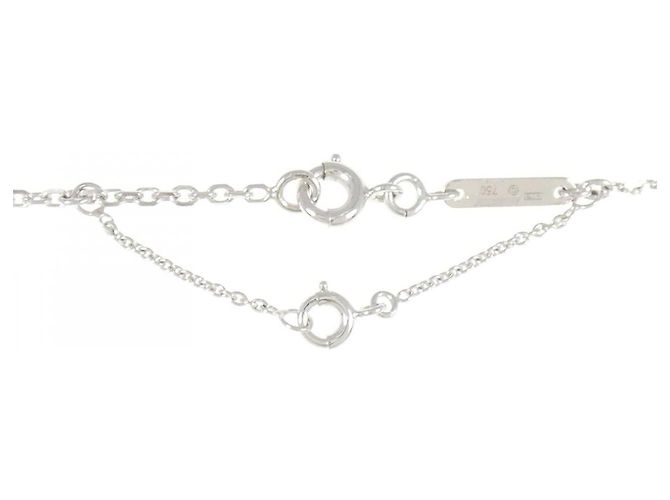 Collana Cartier C Heart 750 Oro Bianco Argento - vista 4