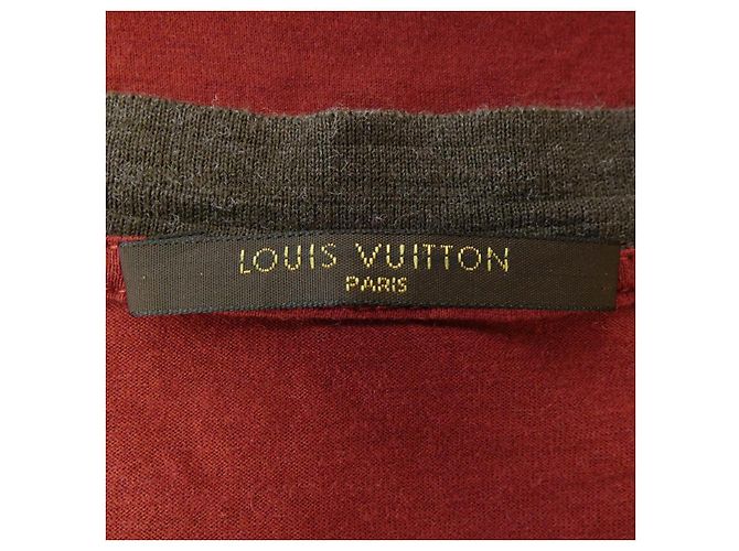 Camiseta de algodón Louis Vuitton Roja - vista 4