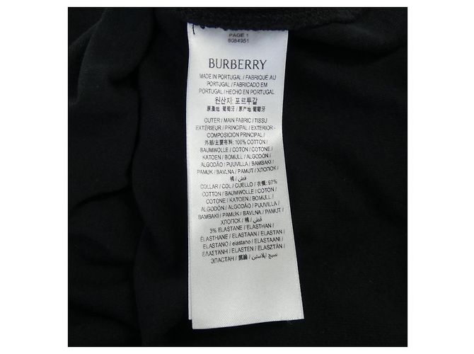 Camiseta Burberry Negro - vista 3