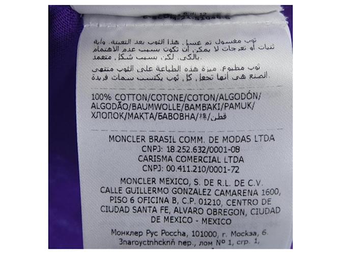 Camiseta de algodón Moncler Púrpura - vista 3