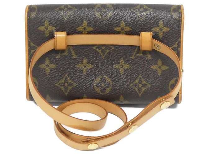 Pochette Florentine Monogram Louis Vuitton marsupio Marrone - vista 2