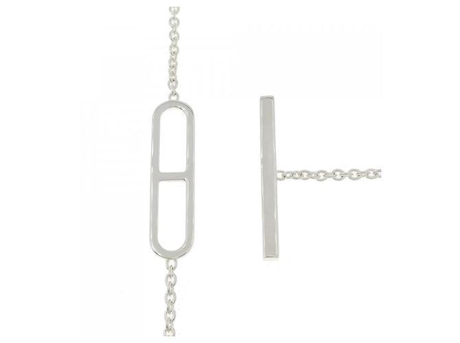 Hermès Hermes Ever Chaine d’Ancre 925 Silver Halskette Silber - Ansicht 4