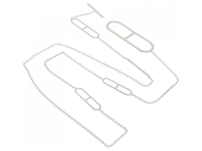 Hermès Hermes Ever Chaine d’Ancre 925 Silver Halskette Silber - Ansicht 5