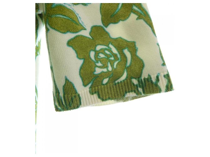 Top de punto Gucci Beige Verde - vista 6