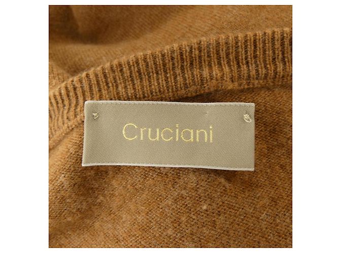 Autre Marque Tejido 100% cachemira Cruciani Castaño - vista 4