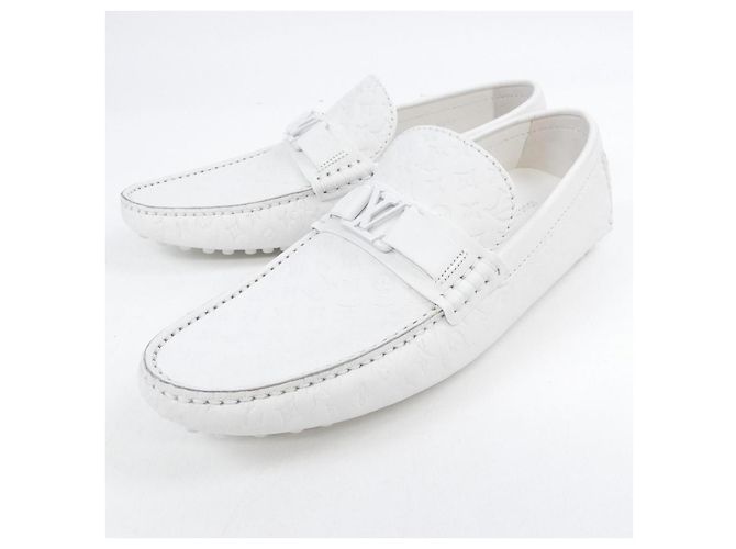 Louis Vuitton Hockenheim Lederschuhe Weiß - Ansicht 3