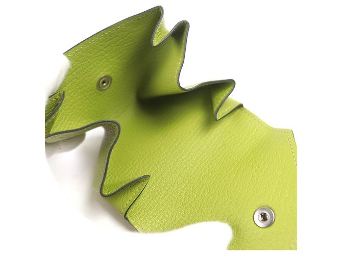Monedero Hermès Le 24 Verde - vista 5
