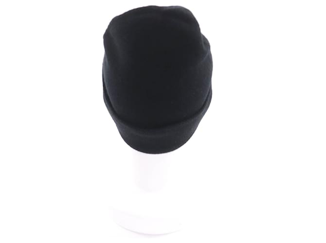 CHANEL COCO Mark Kaschmir Strickmütze Schwarz - Ansicht 6