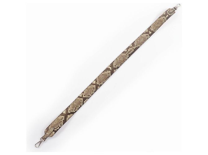 Louis Vuitton Python Leather Shoulder Strap Brown - Ansicht 2
