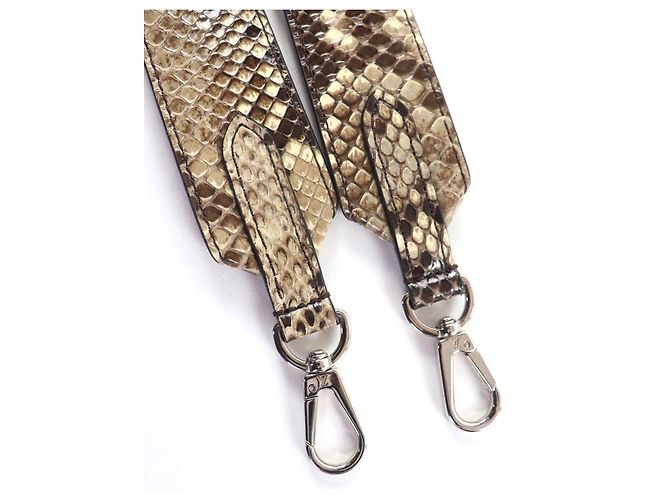 Louis Vuitton Python Leather Shoulder Strap Brown - Ansicht 4