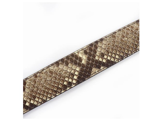 Louis Vuitton Python Leather Shoulder Strap Brown - Ansicht 5