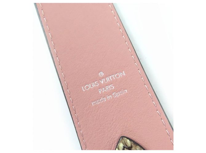 Louis Vuitton Python Leather Shoulder Strap Brown - Ansicht 6