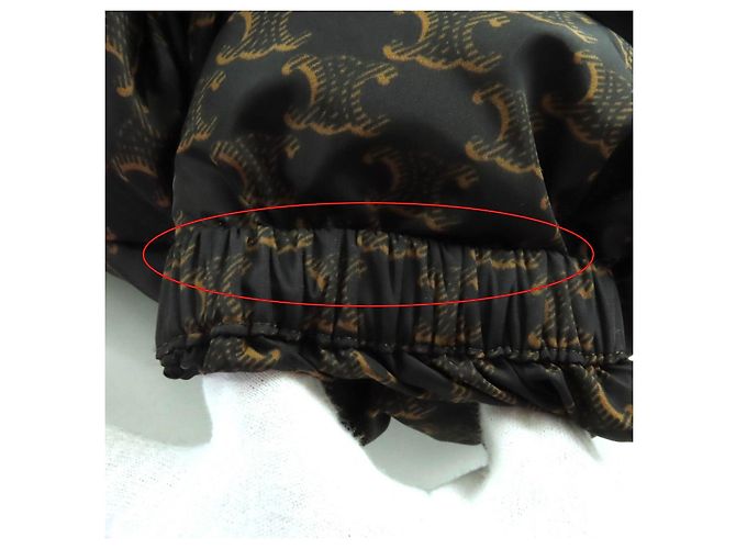 Céline Celine Down Polyamide Jacket Brown - view 13