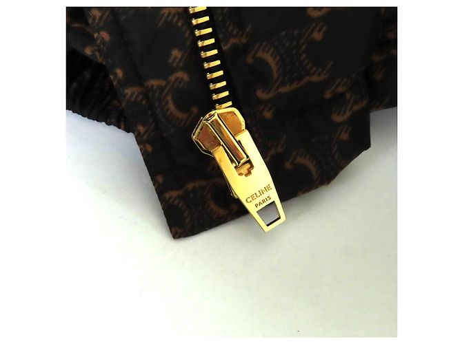 Céline Celine Down Polyamide Jacket Brown - view 6