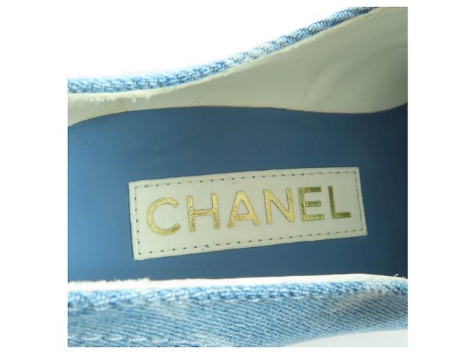 Mocassini Chanel Mocassini Blu - vista 11