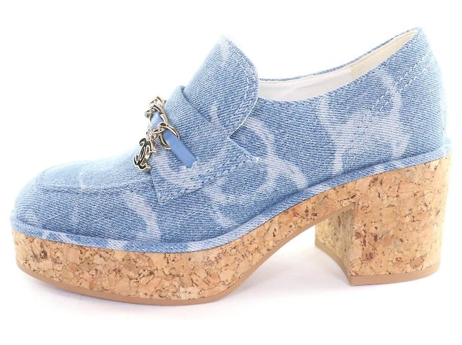 Mocassini Chanel Mocassini Blu - vista 5