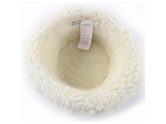 Loewe Bucket Hat aus Lammleder mit Logo Braun - Ansicht 6