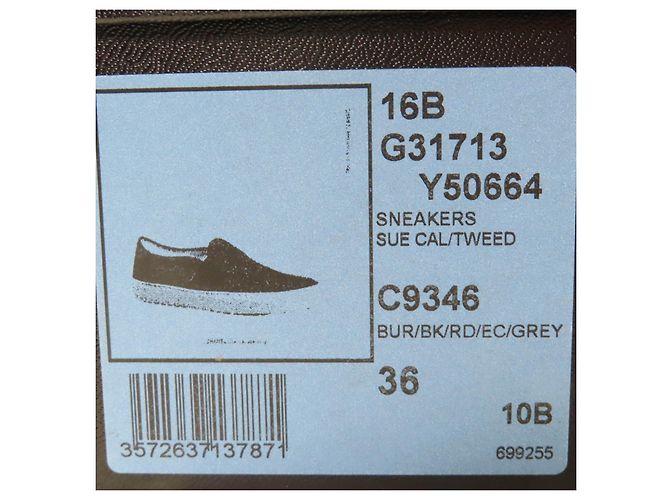 Sneakers Chanel COCO Mark Tweed Suede Marrone - vista 11