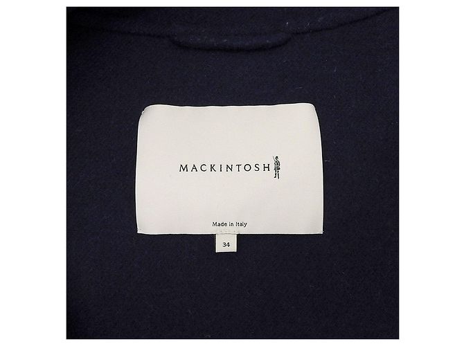 Autre Marque Abrigo Duffel de lana Mackintosh Azul Azul marino - vista 6