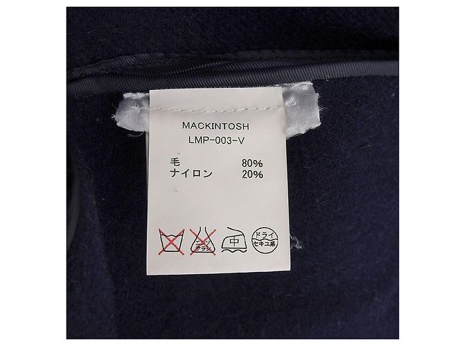 Autre Marque Abrigo Duffel de lana Mackintosh Azul Azul marino - vista 7