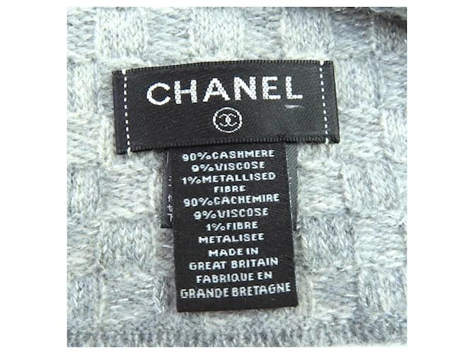 Chanel COCO Mark Kaschmir Strickmütze Braun - Ansicht 9