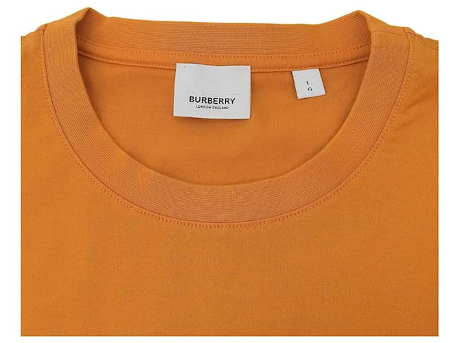 Camiseta de algodón Burberry Naranja - vista 3