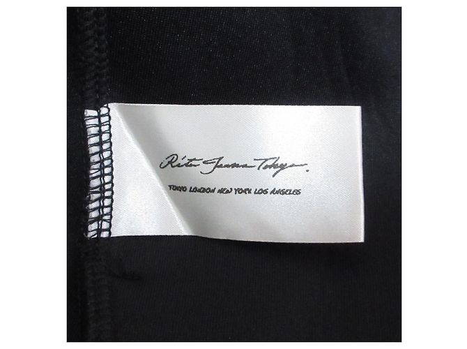 Autre Marque RITA JEANS TOKYO BONDING Half Zip Hoodie Schwarz - Ansicht 8