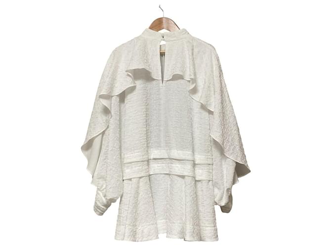 Autre Marque Pullover transparente con relieve Snidel Blanco - vista 2