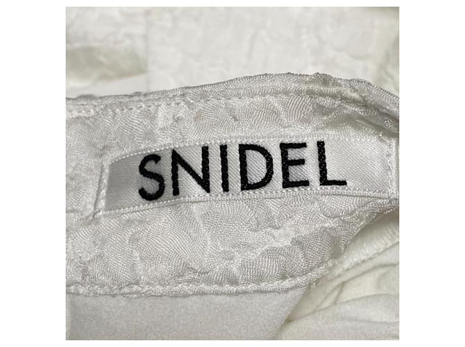 Autre Marque Pullover transparente con relieve Snidel Blanco - vista 6